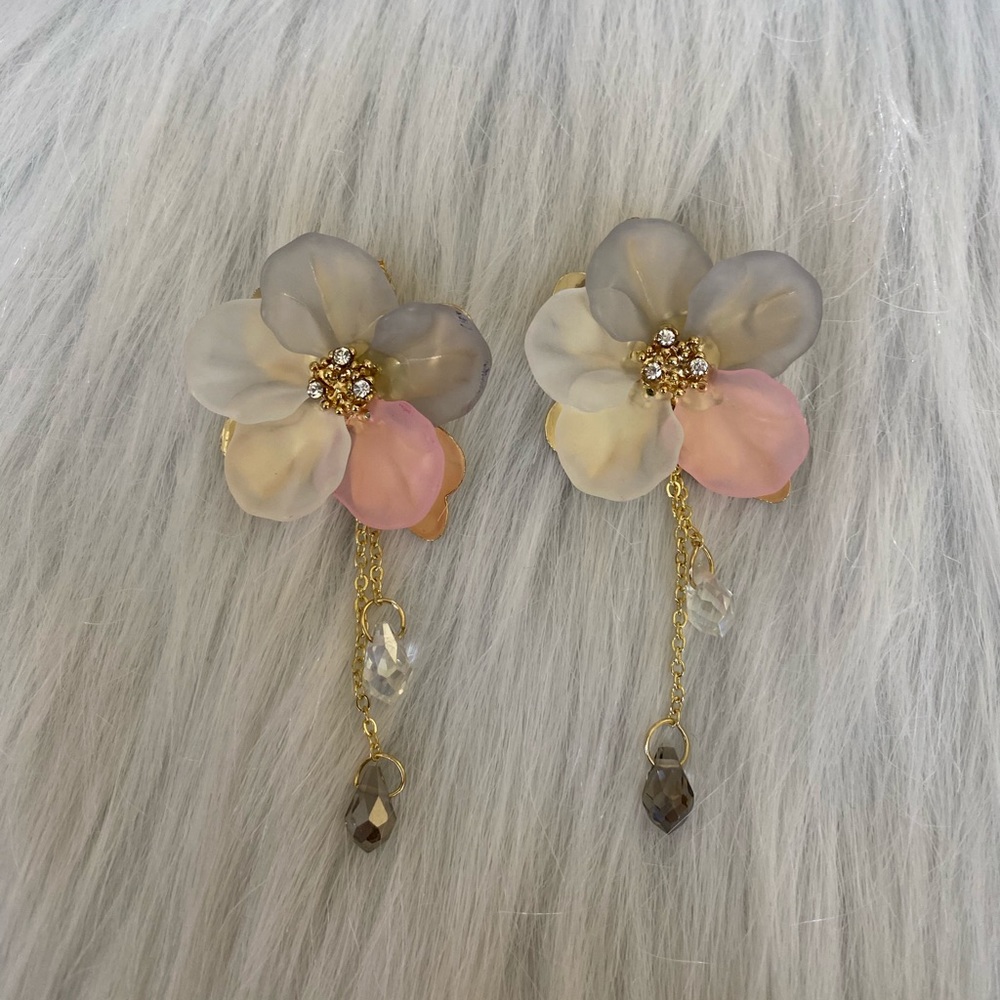 Flower Earrings - Picture 3 of 4